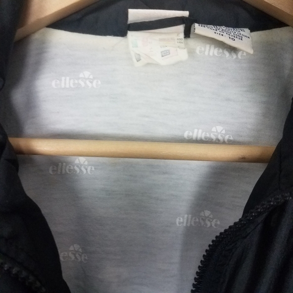 Ellesse 80's Vintage Windbreaker Jogger Jacket Size  10 Retro, Rare - Picture 7 of 7